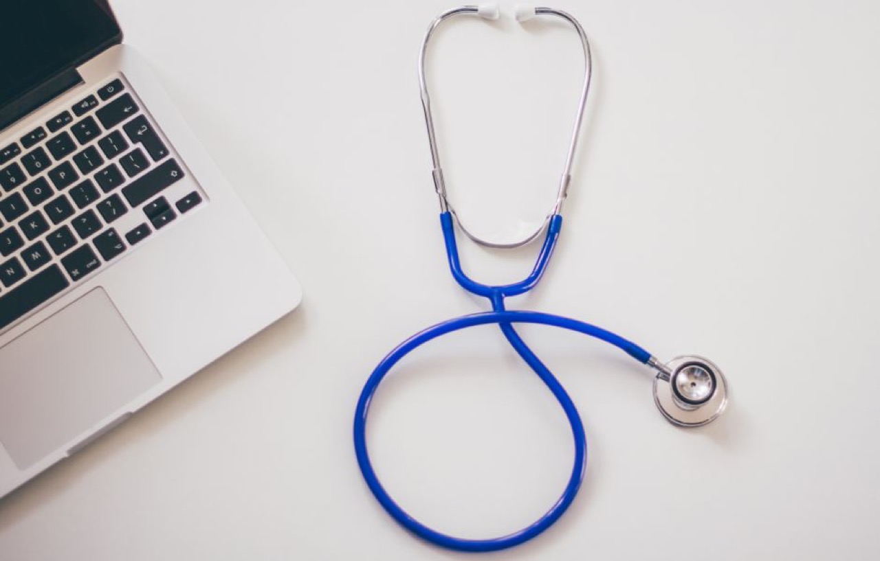 Medical aid for families in South Africa Stethoscope on desk
