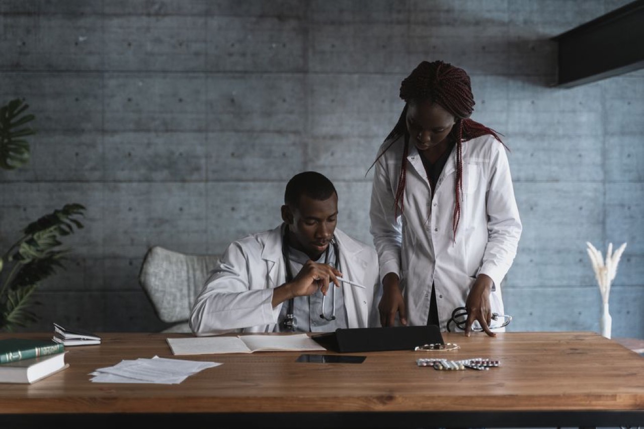 Medical aid for students in South Africa Stethoscope on desk