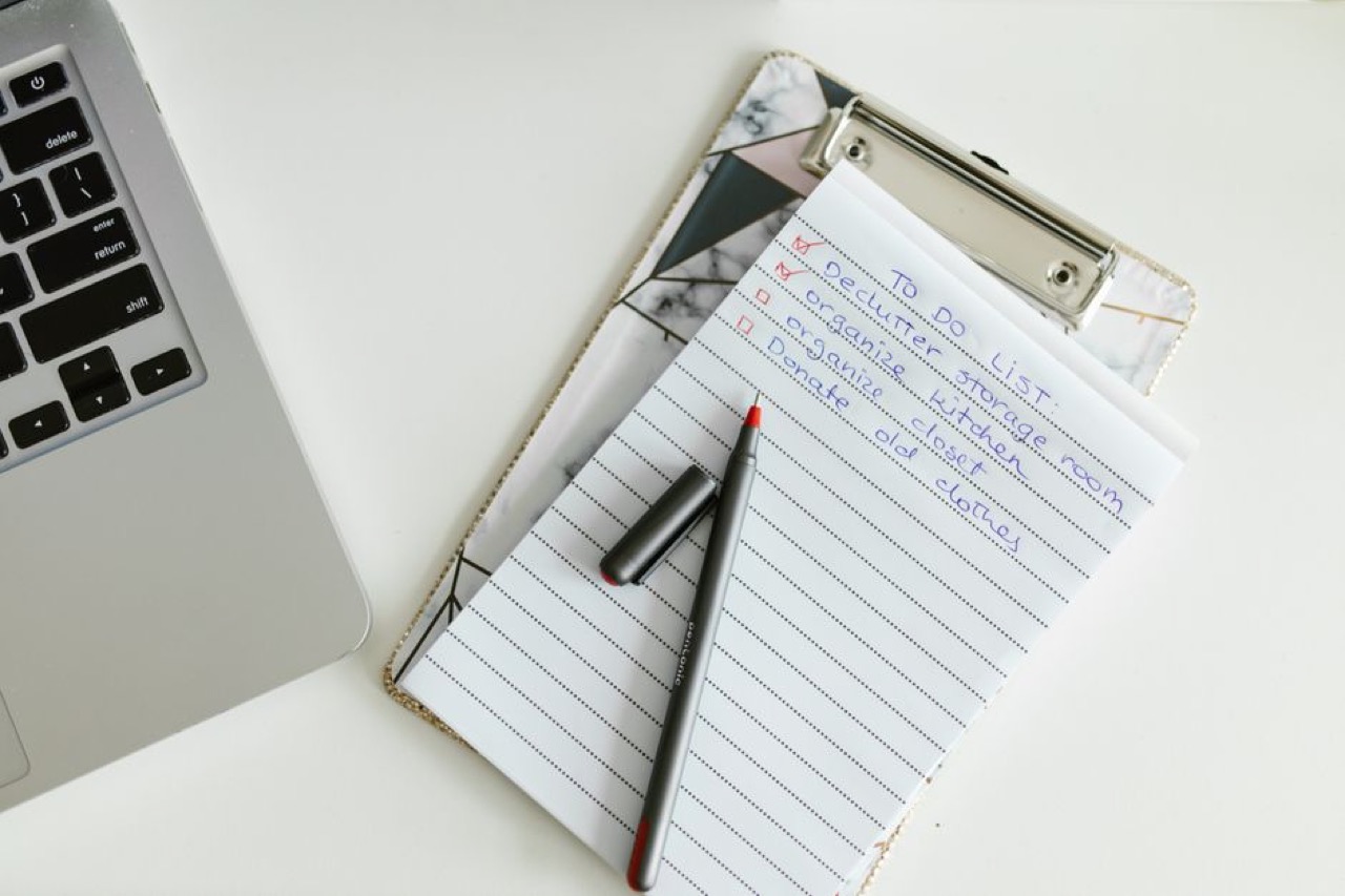 PMB application and motivation letter template Checklist clipboard pen